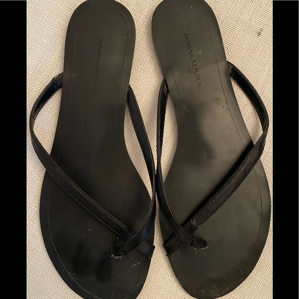 Banana Republic black sandals
